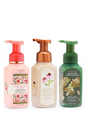 Bath & Body Works Springtime Gentle & Clean Foaming Hand Soap Trio